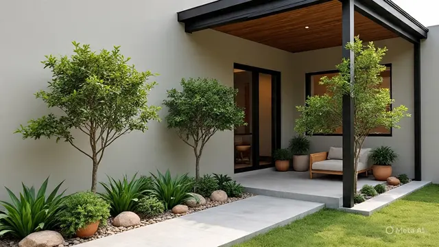 Desain Rumah Islami dengan Taman Minimalis 1 Meter