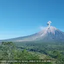 Gunung Semeru Erupsi 1.300 Meter Jumat Pagi