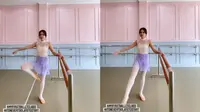 Shandy Aulia Belajar Balet (Sumber: Instagram/shandyaulia)