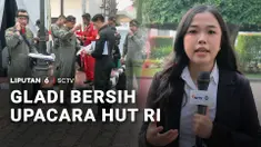 Persiapan terus dimatangkan jelang upacara peringatan HUT ke-81 Republik Indonesia. Termasuk pasukan berkuda yang hari ini menggelar gladi bersih di Kompleks Istana.