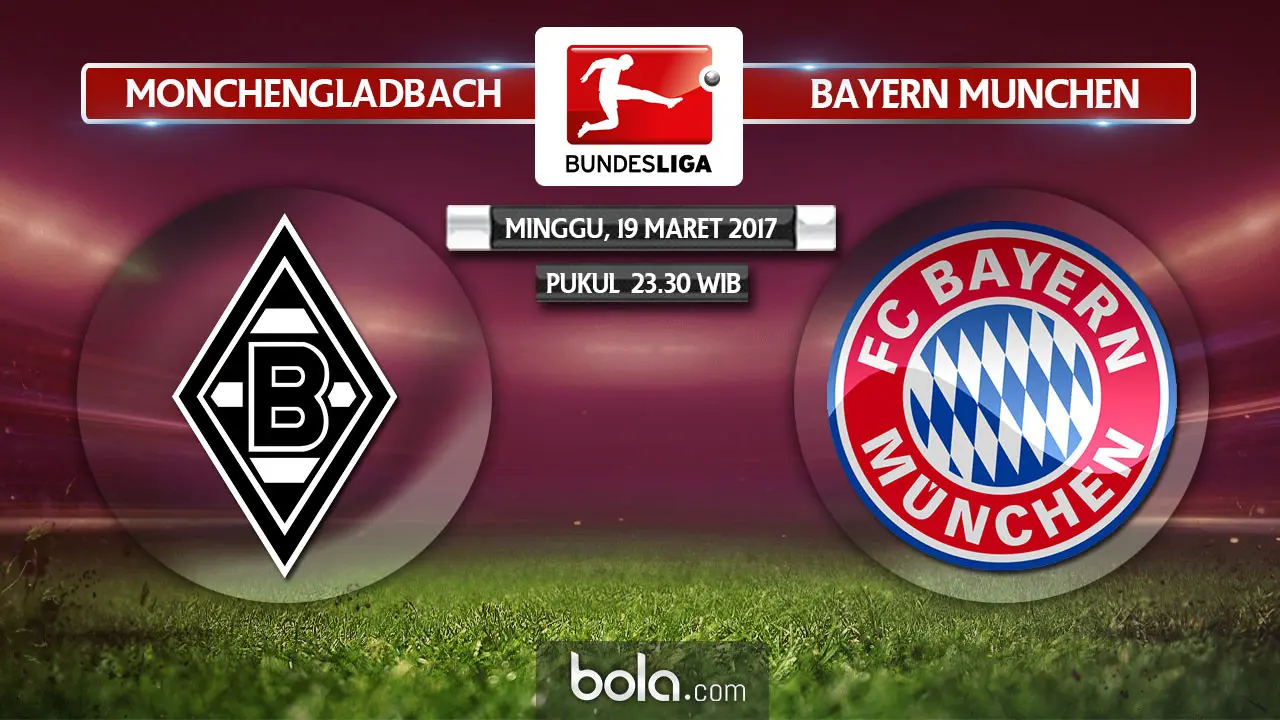 Bundesliga_Borussia Moenchengladbach Vs Bayern Munchen (Bola.com/Adreanus Titus)