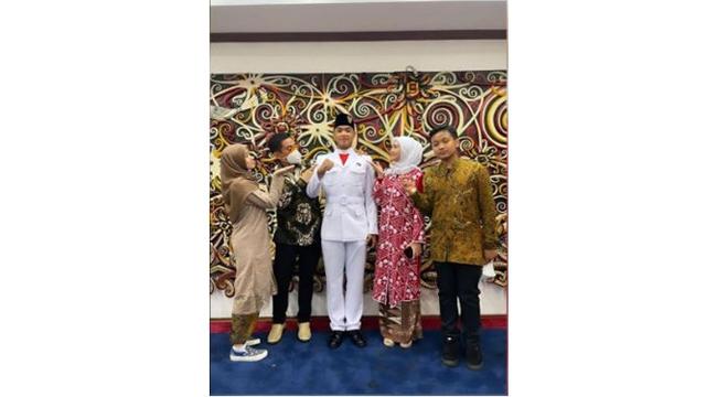 6 Potret Isra Mashel, Anak Sandy Arifin yang Jadi Anggota Paskibraka Nasional 2022