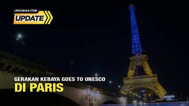 Koresponden Liputan6.com, Helene melaporkan secara langsung bagaimana gerakan kebaya goes to UNESCO di Paris.