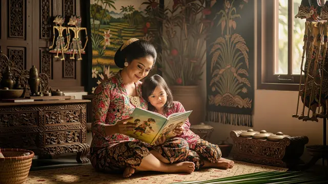 Contoh Cerkak Bahasa Jawa. Foto: AI Generated