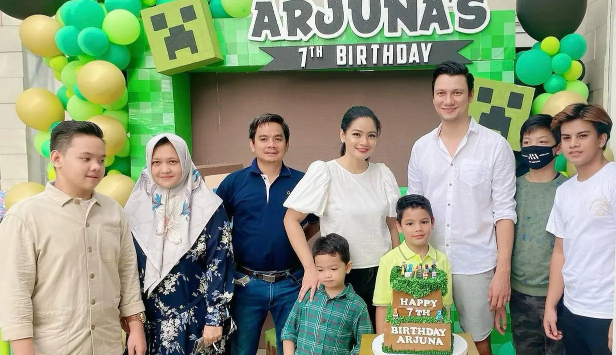 Arjuna Anak Titi Kamal dan Christian Sugiono (Instagram/titi_kamall)