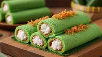 Cara Buat Dadar Gulung Kukus Takaran Gelas, Kenyal dan Lembut