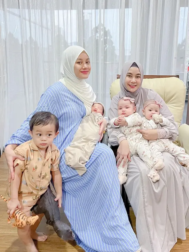 Anak kembar Anisa Rahma yang bikin netizen gemas