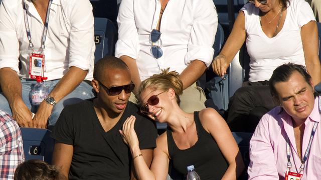 Thierry Henry - Andrea Rajacic - WAGs