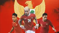 Timnas Indonesia - Andik Vermansah, Zulham Zamrun, Evan Dimas (Bola.com/Adreanus Titus)