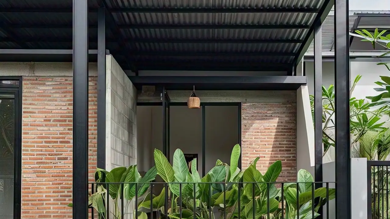Rumah Tropis Minimalis Industrial