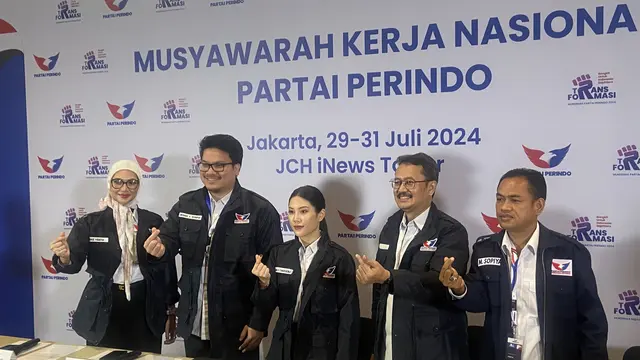 Partai Perindo akan menggelar musyawarah kerja nasional atau Mukernas tahun 2024 selama tiga hari ke depan, mulai dari 29 hingga 31 Juli 2024.