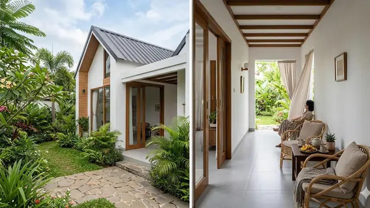 9 Inspirasi Rumah Kecil dengan Lorong Angin: Solusi Hunian Sejuk di Iklim Tropis