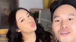 Penampilannya makin menawan usai dirias makeup artist Slam Wiyono yang juga mendandani Mayangsari di acara kondangan.  (Liputan6.com/IG/@slamwiyono)