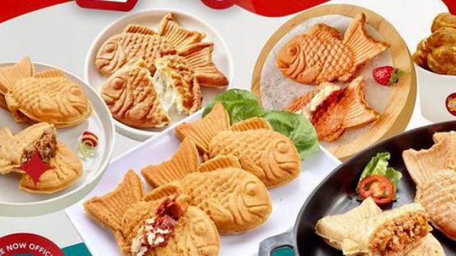 Bungeoppang yang telah diproduksi dengan beragam rasa