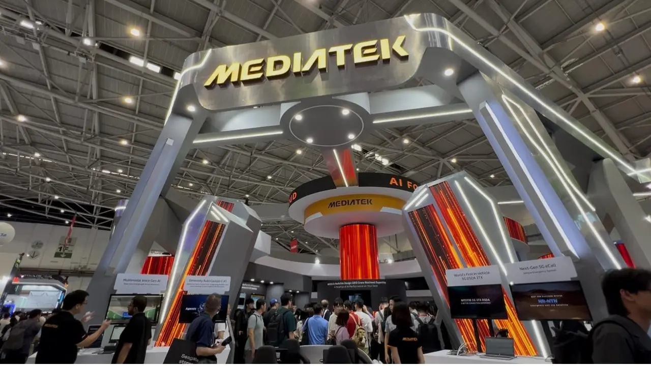 Booth MediaTek di Computex 2025.