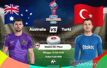 Turki vs Australia Piala Dunia 2026: Produktivitas Bulan Sabit-Bintang Diuji Ketangguhan Socceroos