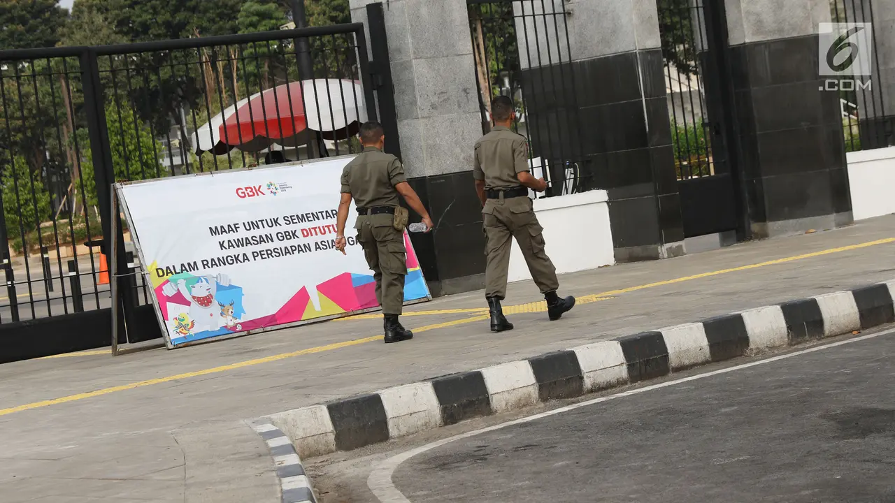 Persiapan Asian Games, Kawasan GBK Kembali Ditutup untuk Umum