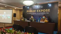 Acara Public Expose PT IndoSterling Technomedia Tbk (TECH) yang digelar di Jakarta, Rabu (30/11/2022).
