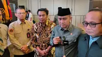 Kepala BNPT RI, Komjen Pol Eddy Hartono menyebutkan, kolaborasi tersebut bagian dari program desa siapsiaga. Foto (Liputan6.com, / Panji Prayitno)