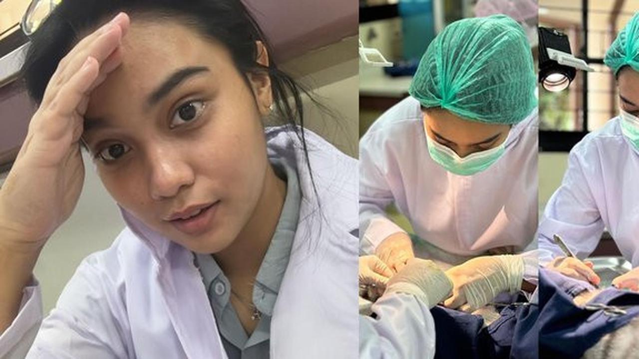 Foto Charlotte, Putri Shahnaz Haque, yang Sdang Menempuh Pendidikan Sebagai Dokter Hewan