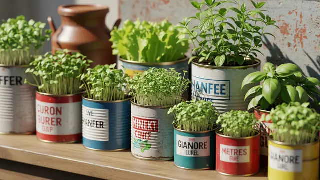 Ide Foodscape Kreatif dengan Microgreens dan Herbal/Gemini AI