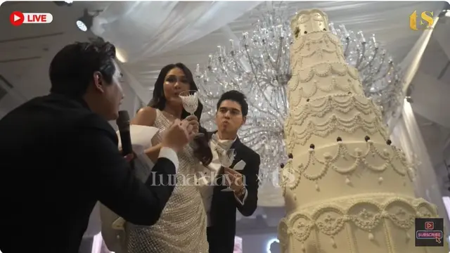 Konsep Unik Tanpa Pelaminan, Ini 7 Potret Dekorasi Mewah Resepsi Luna Maya dan Maxime di Jakarta