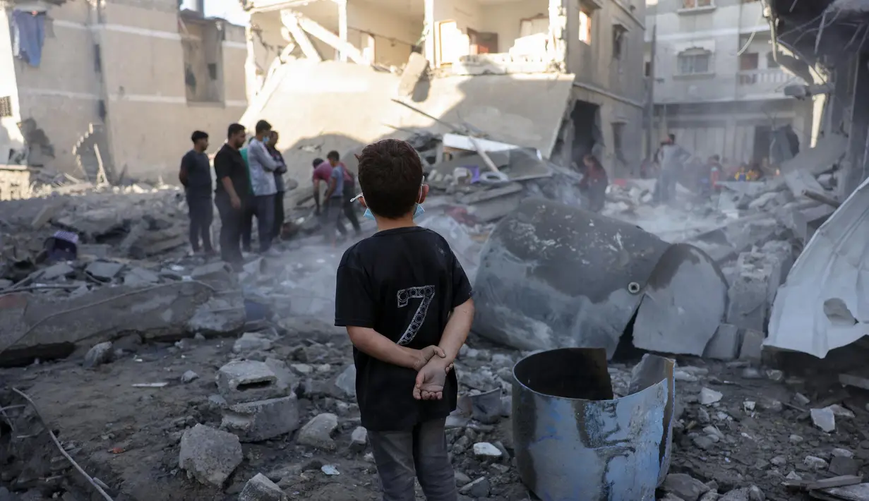 Israel juga dianggap telah melanggar ketentuan gencatan senjata selama dua bulan terakhir, melanjutkan pemboman di berbagai wilayah di Jalur Gaza. (Bashar TALEB/AFP)