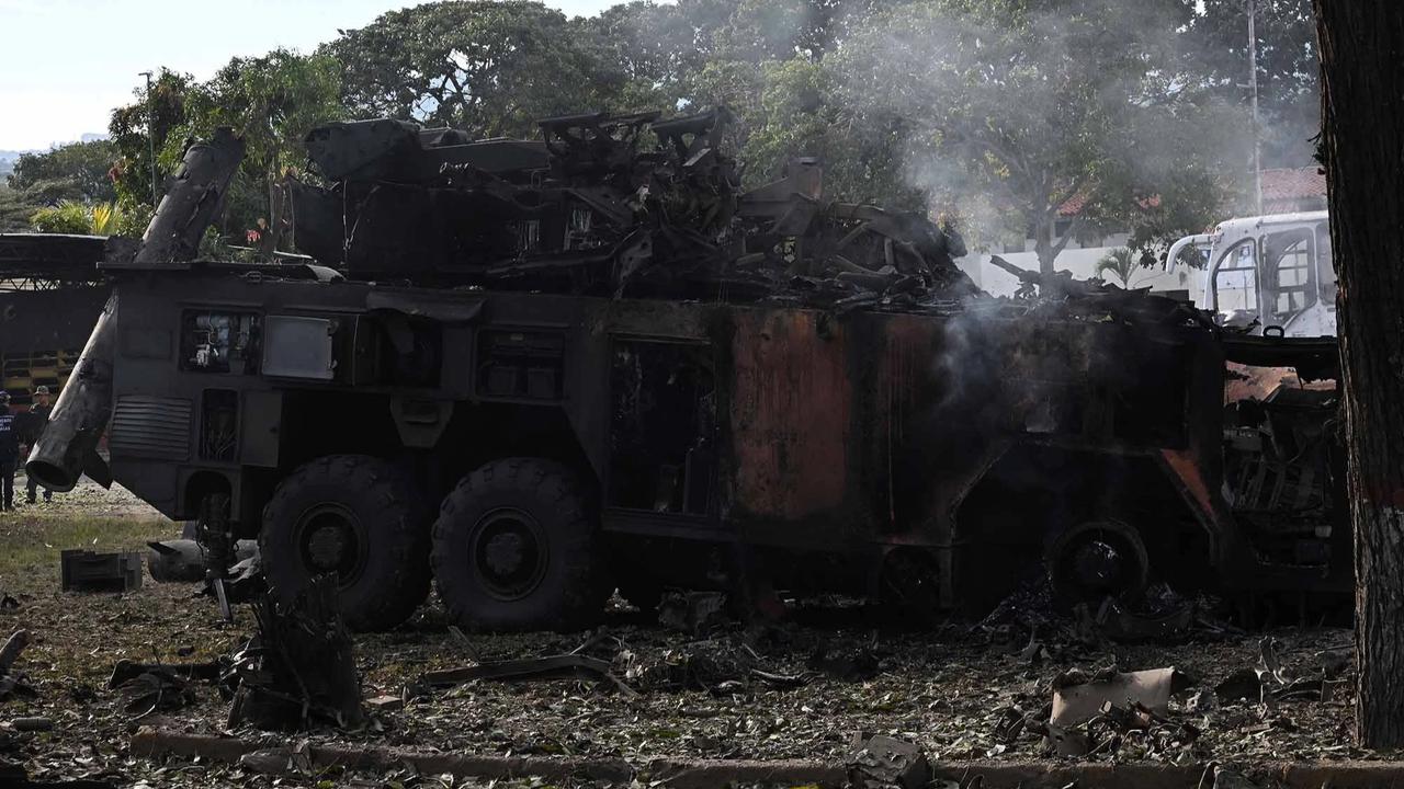 FOTO Jejak Kerusakan Serangan Amerika Serikat di Ibu Kota Venezuela