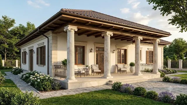 Desain Pilar Depan Rumah Klasik