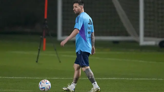 Piala Dunia 2022, Lionel Messi Berlatih Sendiri