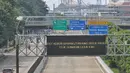 Situasi arus lalu lintas di kawasan Pelabuhan Tanjung Priok, Jakarta, mulai berangsur lancar sejak Jumat (18/4/2025) dini hari. (Liputan6.com/Angga Yuniar)