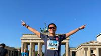 Daniel Mananta berlaga di Berlin Marathon 2021. (Foto: Koleksi Pribadi)