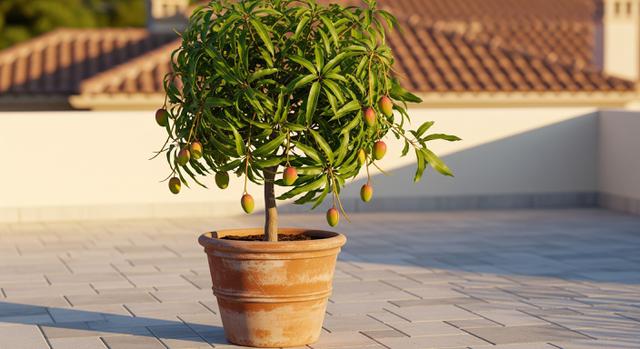 8. Mangga Kerdil (Mangifera indica dwarf varieties)