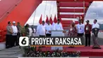 Sejumlah proyek infrastruktur besar telah diresmikan tahun 2019.
