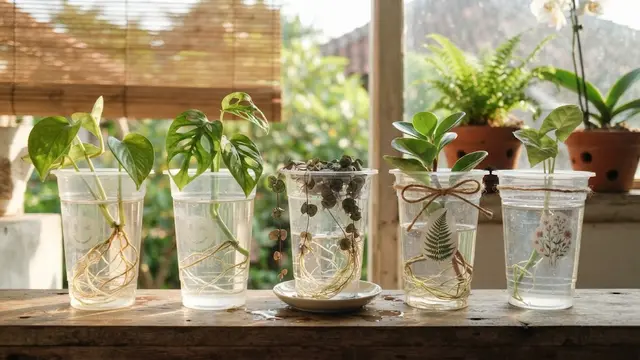 Pot dari Gelas Plastik Boba