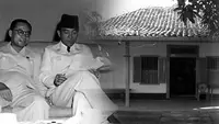 Sukarno, Hatta, dan rumah tempat mereka "diamankan" di Rengasdengklok 