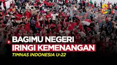 Berita Video, para suporter dan pemain Timnas Indonesia U-22 merayakan kemenangan di semifinal SEA Games 2023 kontra Vietnam pada Sabtu (13/5/2023)