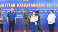TNI AL bekerjasama dengan Kementerian Kependudukan dan Pembangunan Keluarga/Kemendukbangga BKKBN menggelar bakti sosial bertajuk 'Serbuan Maritim Koarmada RI'. (Ist)