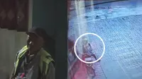 Aksi 20 Detik di Pagi Sibuk, Ditinggal Ambil Sapu, Sepeda Motor Raib Digondol Maling