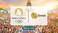 Olimpiade - Ilustrasi Logo Olimpiade Paris 2024 Emtek (Bola.com/Adreanus Titus)