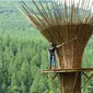 Sky Bamboo, spot selfie baru di Thel Lodge Maribaya (sumber ig @thelodgemaribaya)