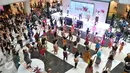 Suasana babak final Indonesia Menari 2015 di Mal Grand Indonesia, Jakarta (22/11/2015). Sebanyak 1500 peserta ikut dalam tarian massal dengan koreografi tradisional dan modern. (Liputan6.com/Gempur M Surya)