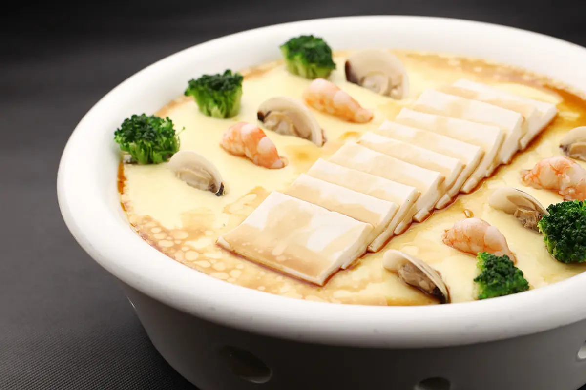 tim tahu telur