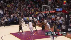 Berita video game recap NBA 2017-2018 antara Washington Wizards melawan Cleveland  Cavaliers dengan skor 110-103.