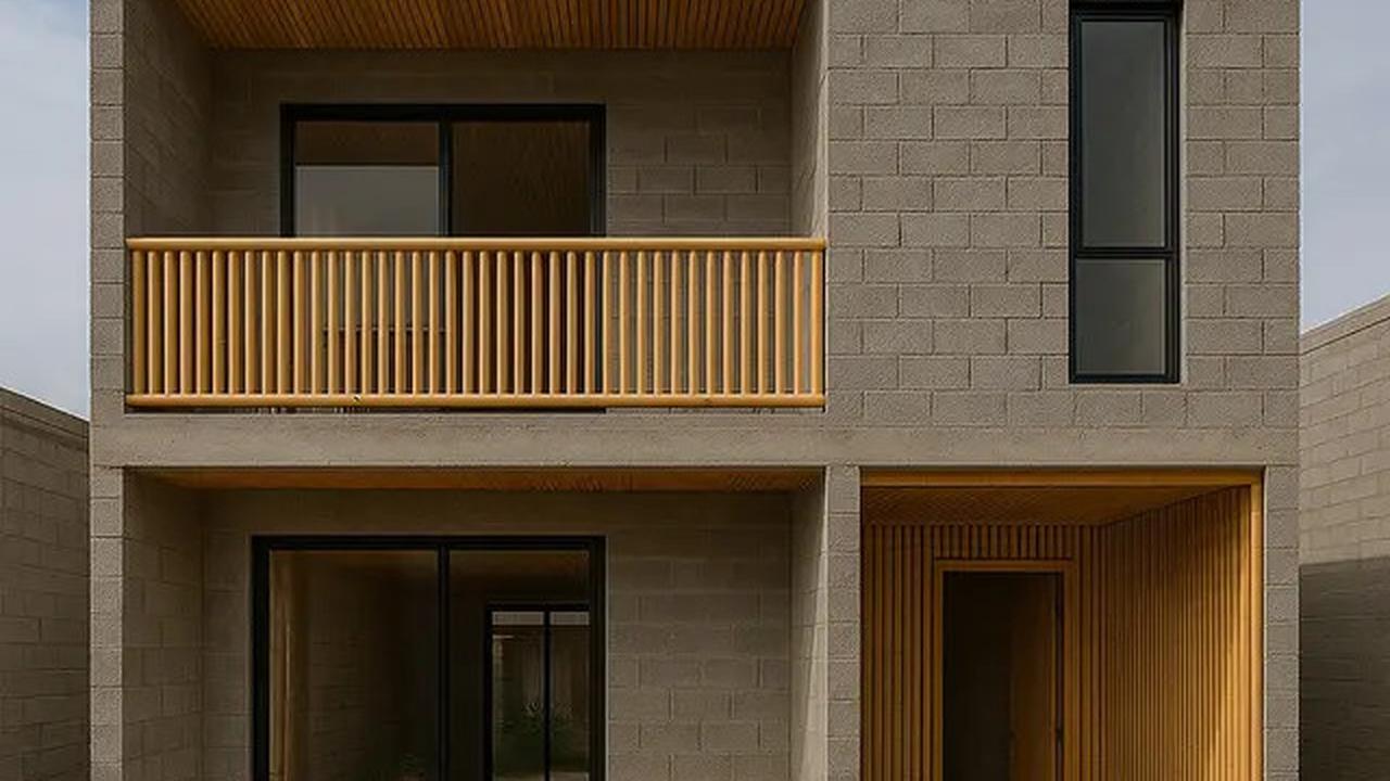 7 Model Rumah Bambu dan Batako Dua Lantai yang Estetik dan Kokoh