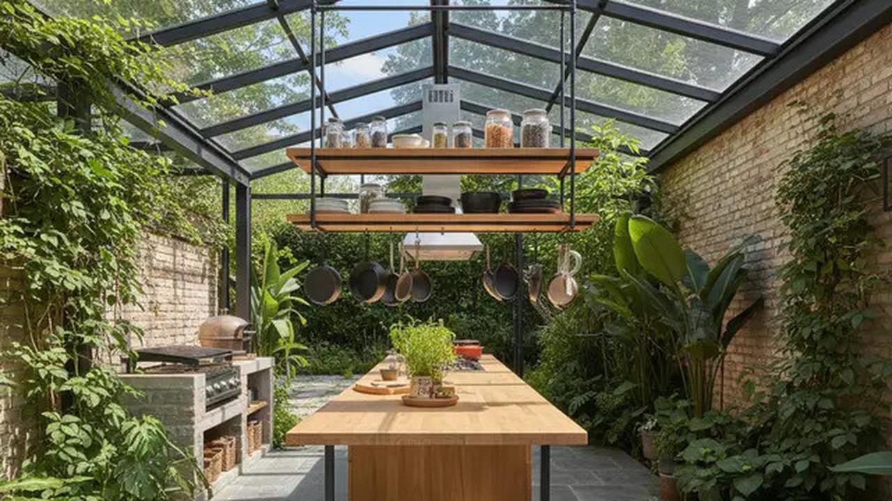 7 Desain Dapur Semi Outdoor Tanpa Kitchen Set: Solusi Modern, Estetis, dan Fungsional