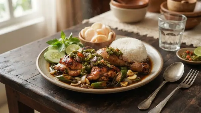 Ayam Kecap Cabe Ijo Simpel, Cara Membuat Ayam Berbumbu yang Empuk dan Menggugah Selera