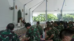 Prajurit Kobangdikal Ikuti Siraman Rohani  