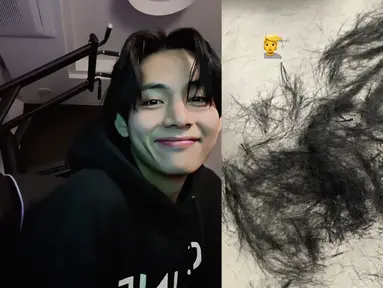 V BTS (Foto: Weverse Live via Allkpop)