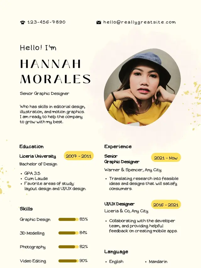 6 Contoh CV Bahasa Inggris, Ada CV Formal, Non Formal, dan Kreatif